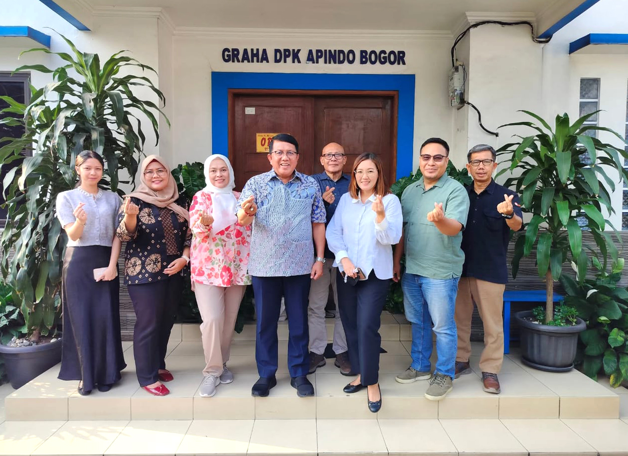 Audiensi Manajemen May Bank ke Kantor DPK APINDO Kabupaten Bogor dalam Rangka Kerjasama. Graha APINDO Kabupaten Bogor, 28 Juli 2025.